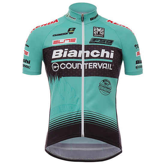 Maglia Bianchi Countervail Manica Corta 2017 verde